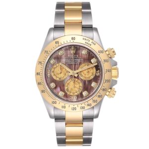 Best Replica Rolex Daytona 116523 Stainless steel strap Black mother of pearl dial 40MM